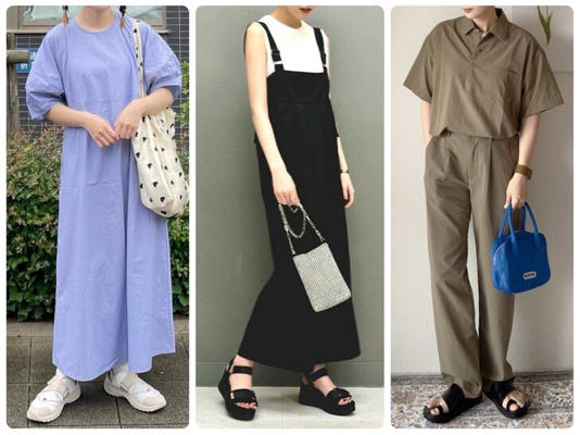 無印良品には素材にこだわった、大人の女性が着やすい夏服がプチプラで豊富にそろいます。そんな優秀アイテムを使った、夏のいちおしコーデをご紹介します。