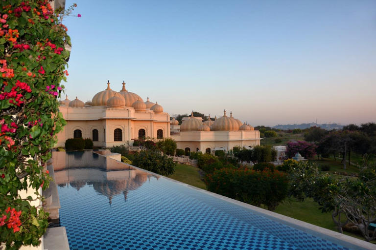 The Oberoi Udaivilas in Udaipur, India, a contender on Travel + Leisure's "Top 100 Hotels" list Steve Cukrov via Shutterstock