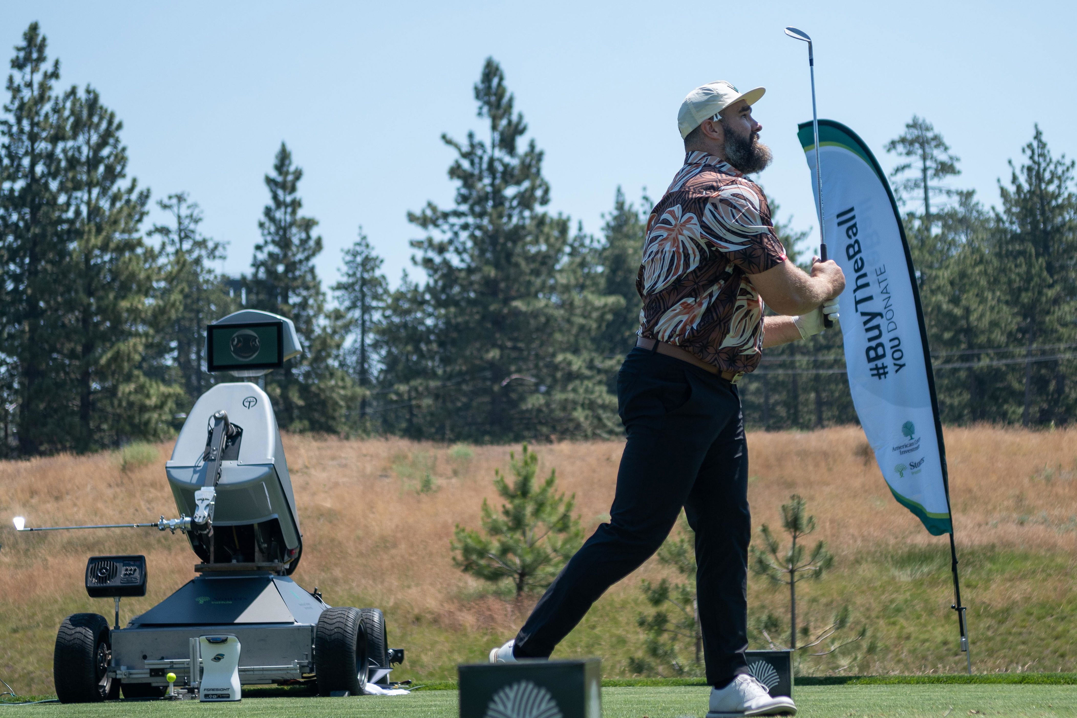 Jason Kelce Won The American Century Championship's Long Drive Contest ...