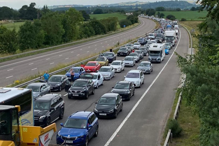 People seriously injured as air ambulance lands at M5 crash