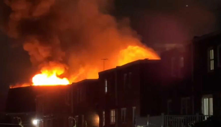 Four-Alarm Fire Displaces 40+ In Northeast Philadelphia (PHOTOS)