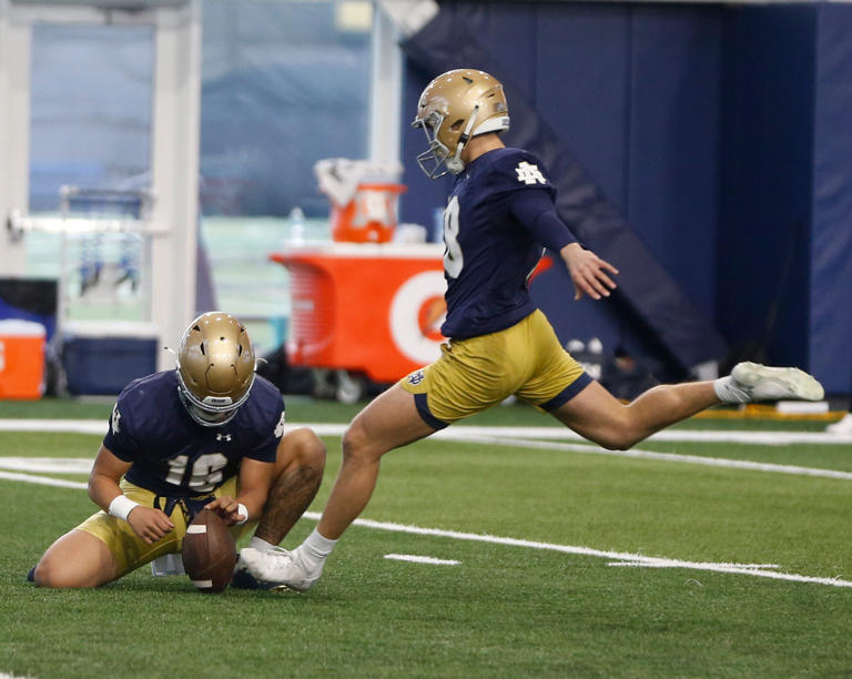 Notre Dame's Mitch Jeter named eighth-best kicker in college football