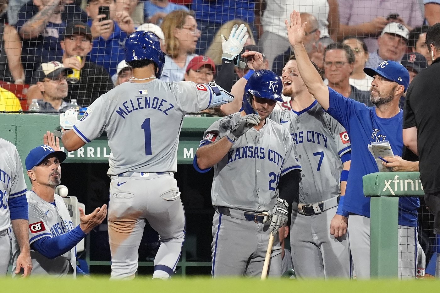 Witt, Melendez Both Homer To Help Royals Beat Red Sox 6-1 For 4th ...