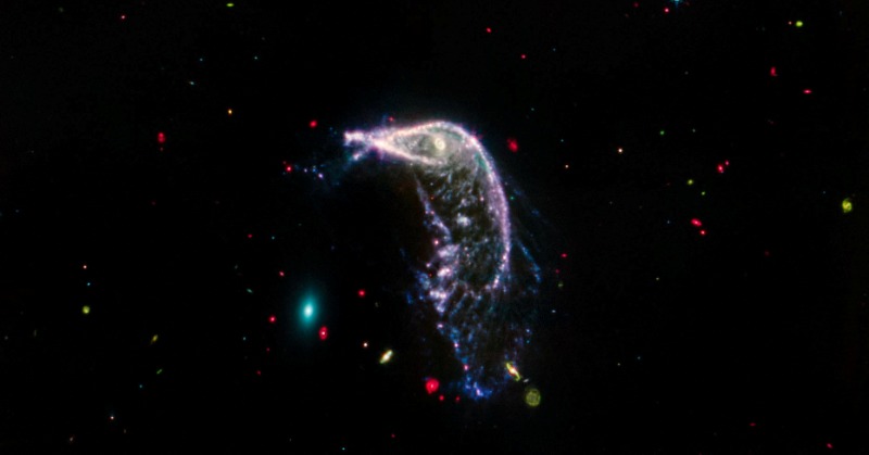 Photos Show Two Galaxies, Penguin And Egg Merging In A 'cosmic Ballet'