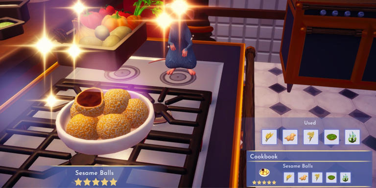 Disney Dreamlight Valley: How to Make Sesame Balls