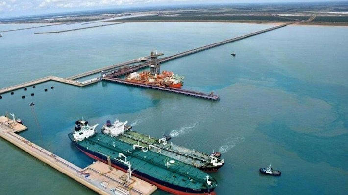 Porto de Açu só tem acesso por via rodoviária atualmente Foto: Divulgação / Prumo Logística