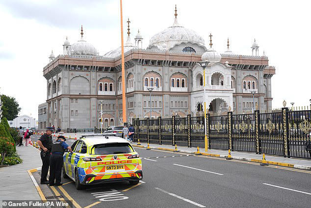 Teenager, 17, is charged after 'blade attack' on Sikh temple