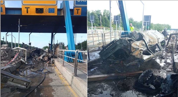 Incidente In Autostrada A Gallarate, Si Schianta Contro Il Casello Dell ...