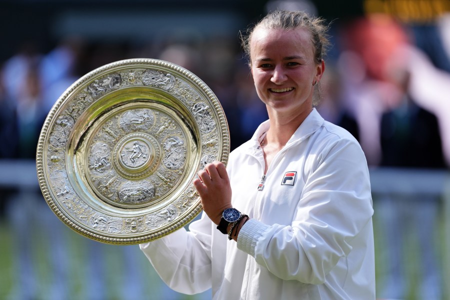 Barbora Krejcikova Wins Wimbledon For Her Second Grand Slam Trophy By ...