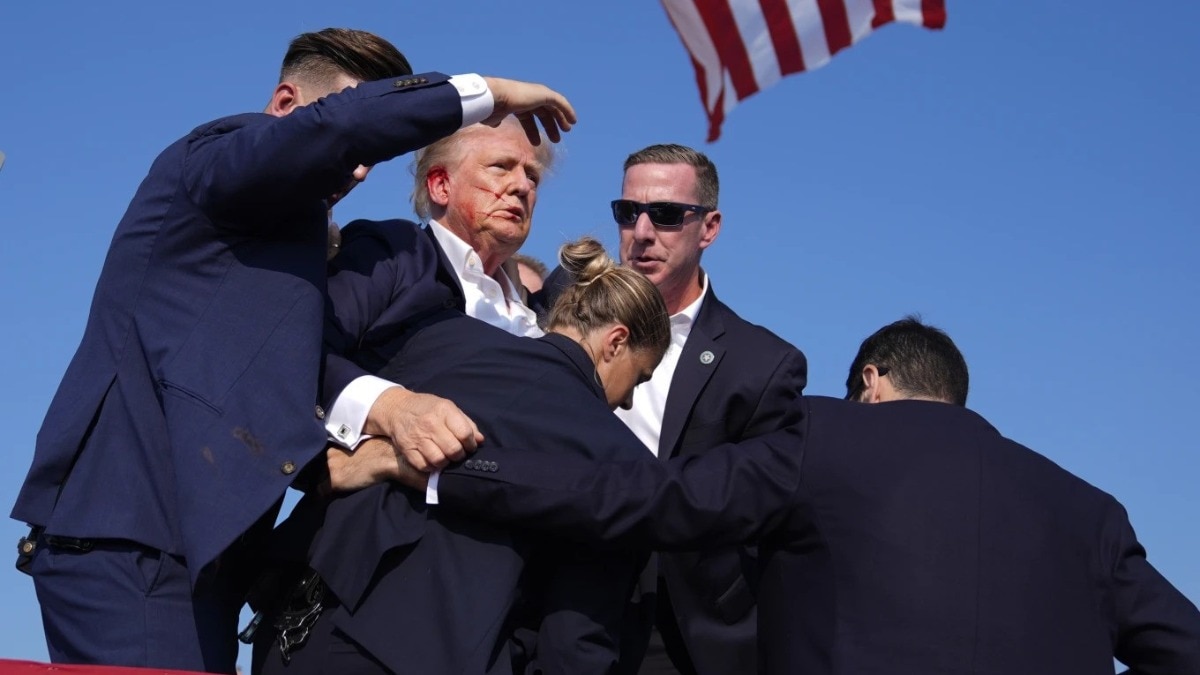 Trump Evacuated From Stage After Gunshots Ring Out At Pennsylvania Rally