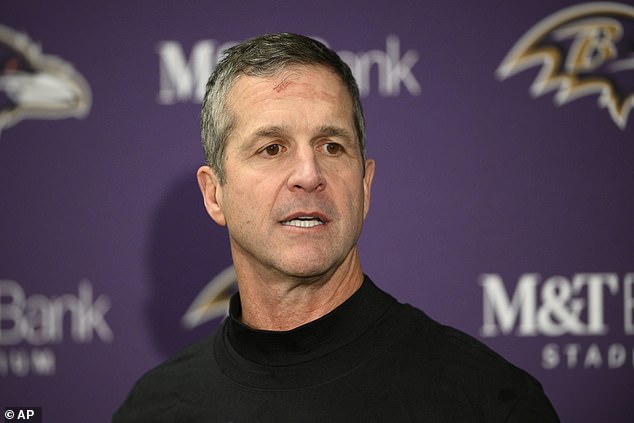 Baltimore Ravens Head Coach John Harbaugh Leads Tributes To Jacoby ...