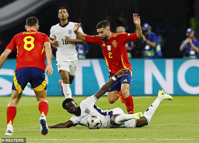 Spain star Dani Carvajal mocks England players for 'crying' about his ...