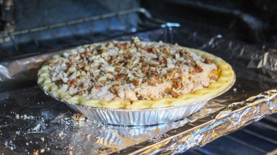 direction photo for Peach Crumble Pie