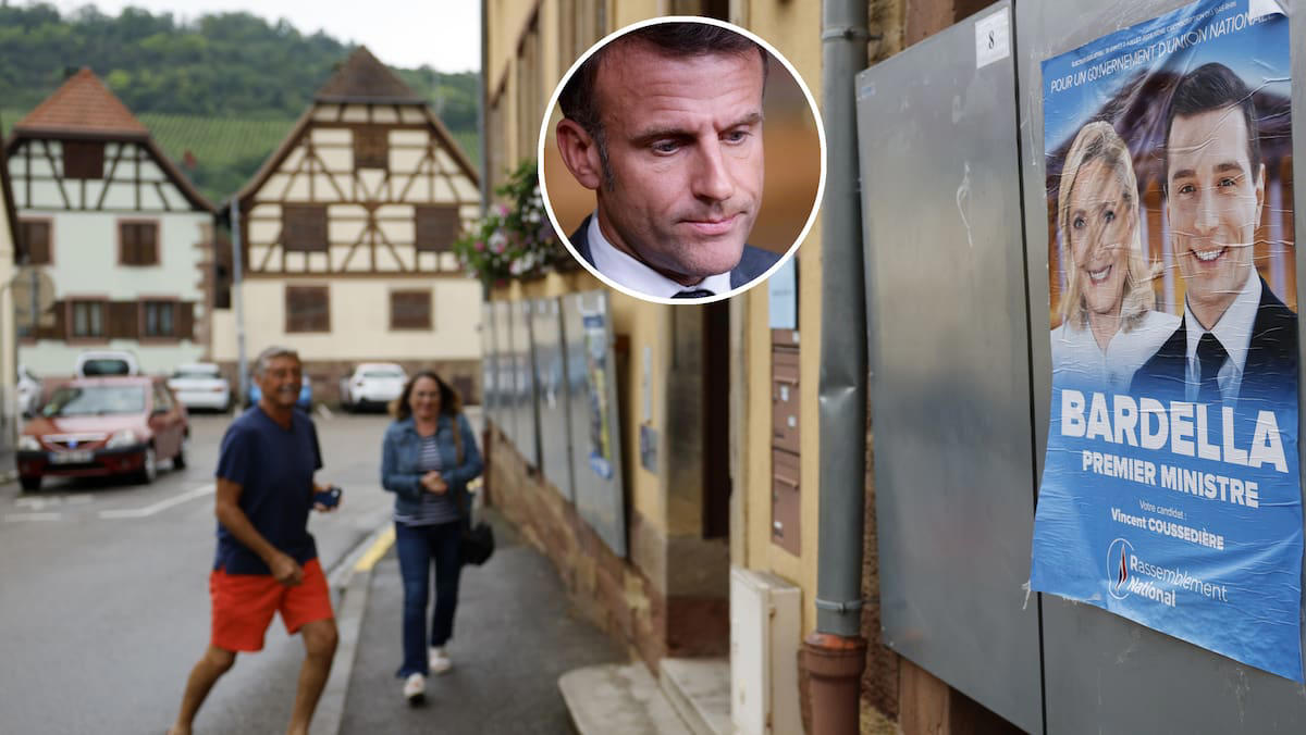 erste runde der parlamentswahlen in frankreich: le pens rechtsnationale liegen vorn