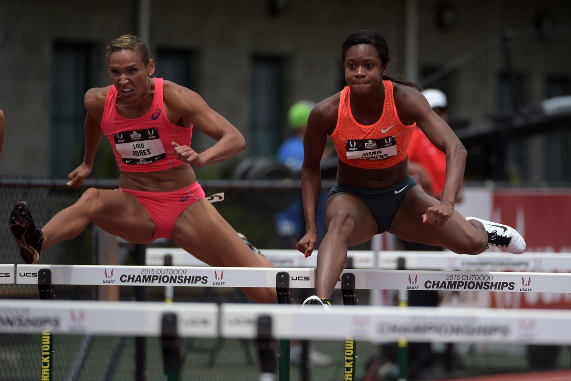 Lolo Jones competes as oldest female athlete at US Track & Field ...