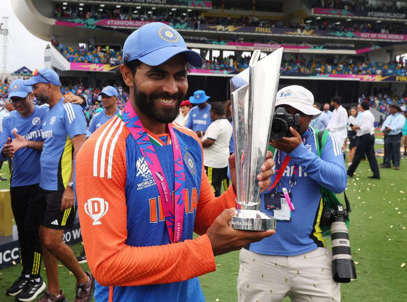 cricket-india's jadeja quits t20 internationals after world cup win