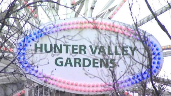 hunter valley gardens transforms into winter wonderland