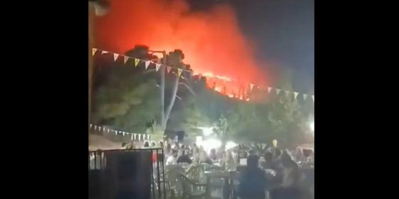ζάκυνθος: το νησί καίγεται και κάποιοι γλεντάνε -απίστευτο βίντεο