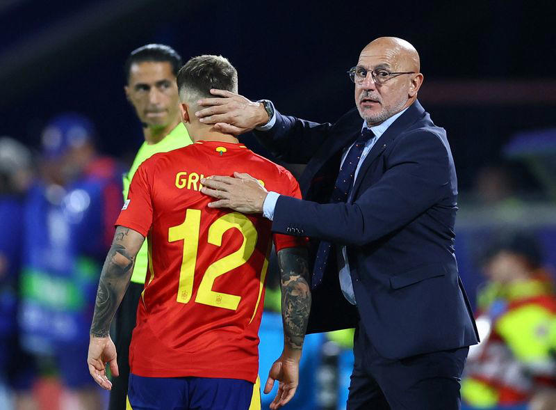 soccer-spain deserved win says coach who now has germany in his sights