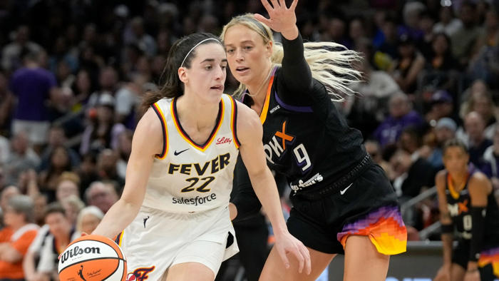 caitlin clark and fever rally from 15 down to beat the mercury