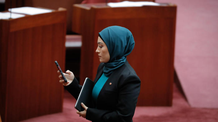 banished labor senator fatima payman grows increasingly isolated within party but finds support outside
