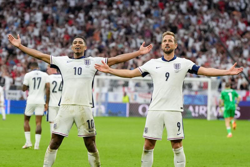 bellingham, kane rescue england from shock euro 2024 exit to slovakia
