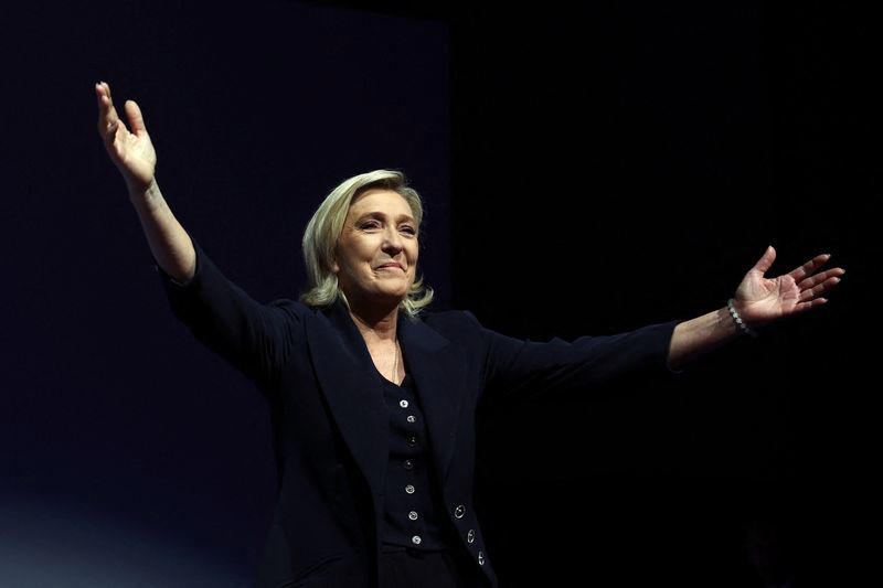 far right wins first round in france election, but final result uncertain, exit polls show