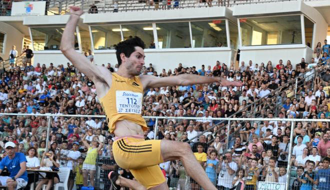 stoiximan πανελλήνιο ανοικτού στίβου: ο τεντόγλου πρωταθλητής ελλάδας με άλμα στα 8,42μ.