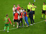 Declan Rice involved in heated altercation with Slovakia manager after England win<br><br>