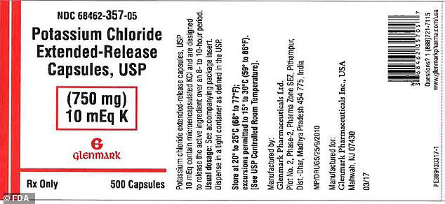 urgent recall of blood pressure meds that may cause cardiac arrest