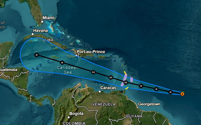 hurricane beryl, now category 4, has jamaica in its path; potential for tropical storm chris to form near mexico