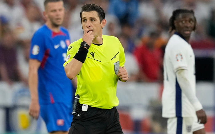 heavy handed and inconsistent referee nearly cost england their euros campaign