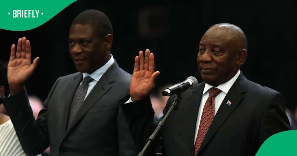 president cyril ramaphosa's multi-party cabinet unveiled