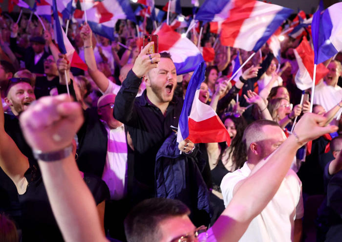 rechtspopulisten in frankreich feiern sieg über macron