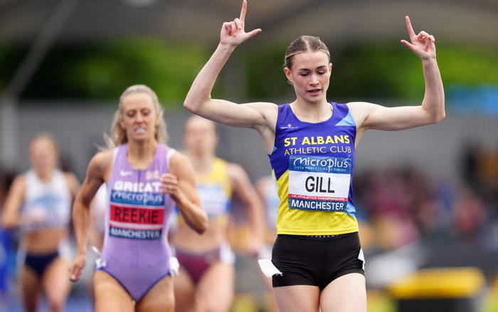 phoebe gill, 17, qualifies for olympics after stunning 800m display