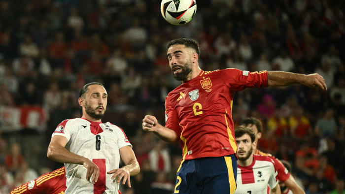 dani carvajal and spain reach euro 2024 quarter-final with comeback win over georgia