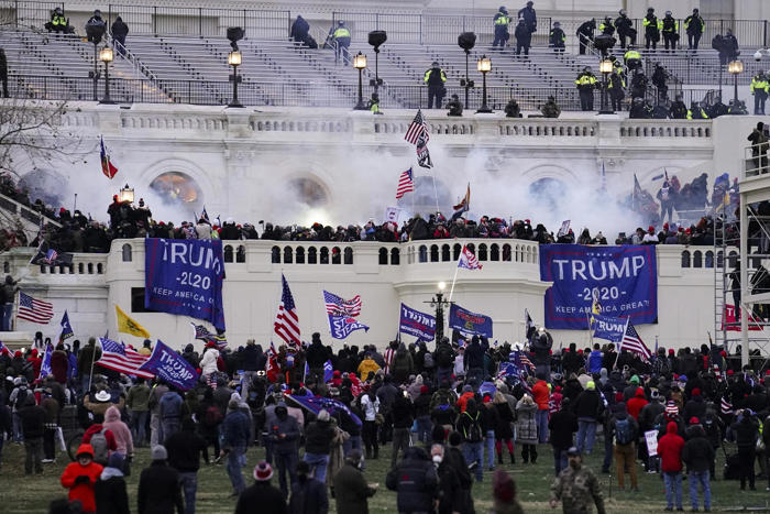 supreme court makes prosecution of trump on obstruction charge more difficult, with ruling to narrowly define law used against him and jan. 6 rioters