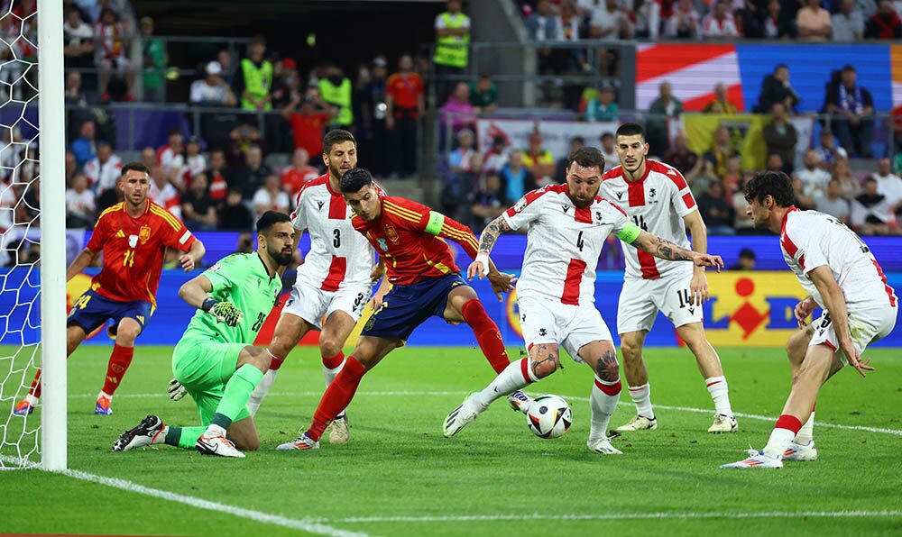 สเปน ยิงรัว4ประตู พลิกแซงจอร์เจีย ตีตั๋วเข้ารอบ 8 ทีม ยูโร 2024