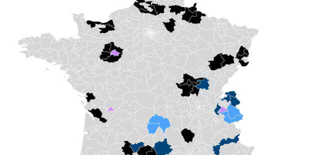 législatives 2024 : la carte des résultats du premier tour, circonscription par circonscription