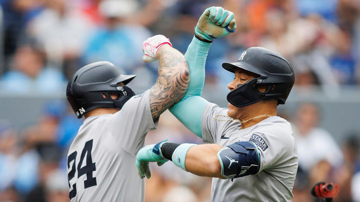 yankees' aaron judge launches 31st home run as torrid pace continues