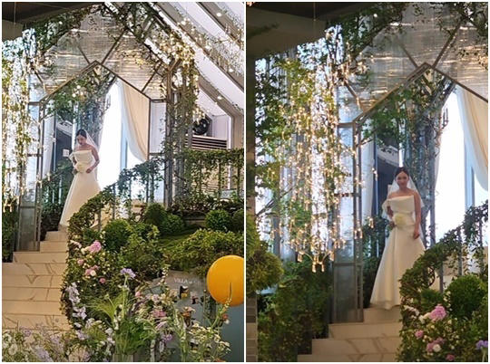 ‘미달이’ 김성은 결혼식 공개, 순백 드레스에 화려한 웨딩홀‥‘의찬이’ 김성민 축사[종합]