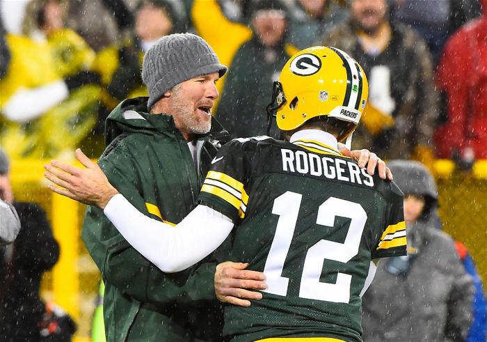 back from egypt, jets' aaron rodgers leads green bay packers' mount rushmore as nfl releases best players list ft. brett favre