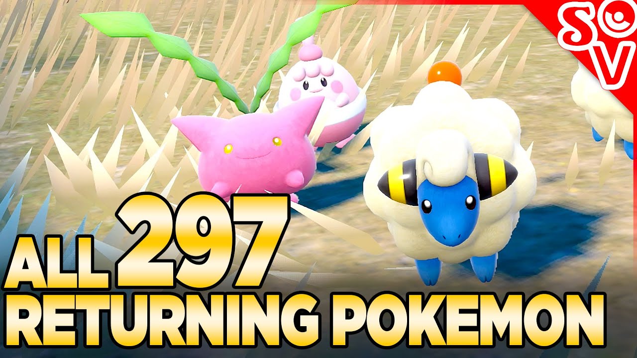 All 297 CONFIRMED Returning Pokemon in Scarlet and Violet