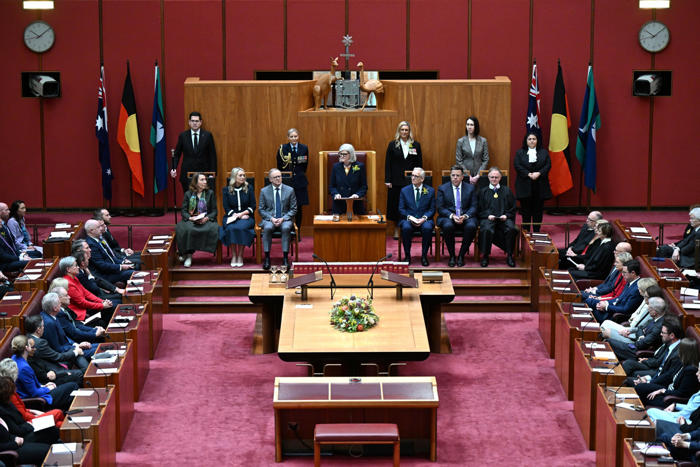 la empresaria samantha mostyn jura el cargo de gobernadora general de australia