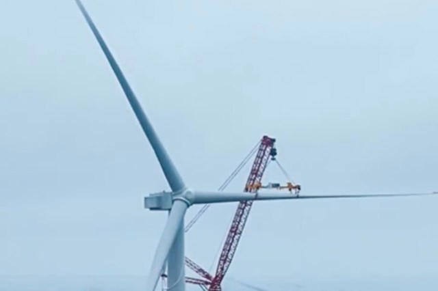 china makes history with installation of record-breaking wind turbine in open waters: 'it makes you wonder how big they will get'