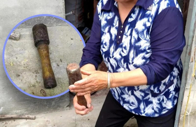 90歳のおばあちゃんが20年間ハンマーとして使っていた金属が、実際は「手榴弾だった」