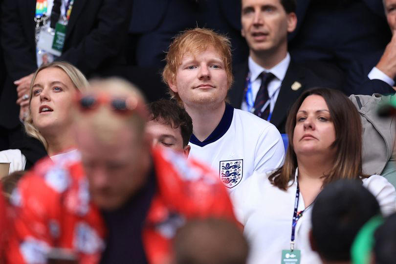 ed sheeran's blunt england euros prediction after joining fans in stands