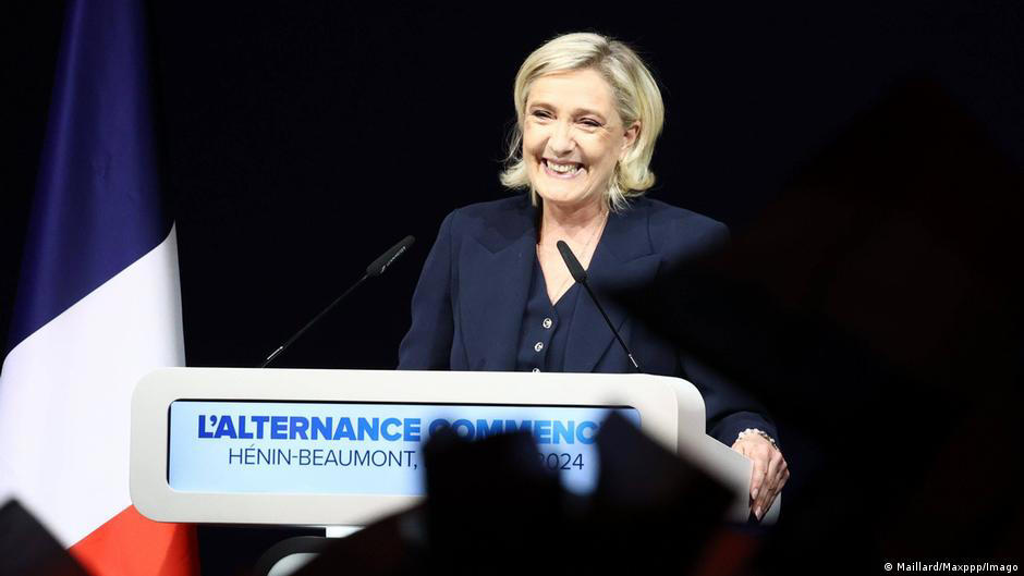 french election result: far right wins 1st round with 33% of votes