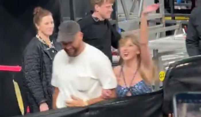 from julia roberts to travis kelce, taylor swift brought hollywood to lansdowne road