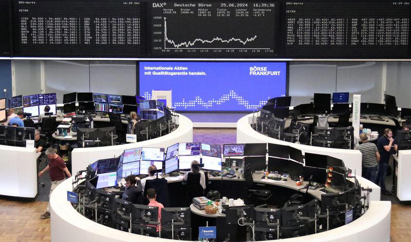 european stocks rise after first round of french vote